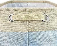 Vista 5 de Cesta de almacenamiento plegable personalizada con divertido perro Shih Tzu, plegable de tela resistente para juguetes para mascotas, cubo con asas