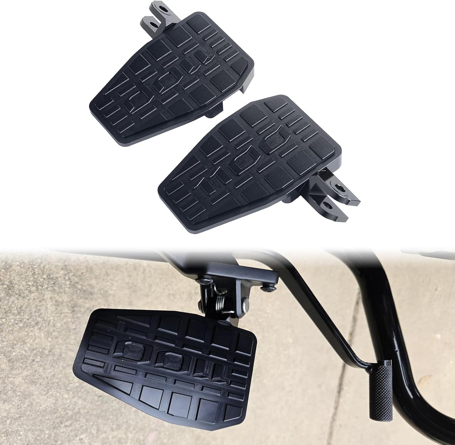 Motorcycle CMX1100 Footpegs Rider Wide Footrests Enlarge Foot peg Pedals Footboards For Honda Rebel 1100 CMX 1100 CMX1100/DCT 2021 2022 2023 2024 2025