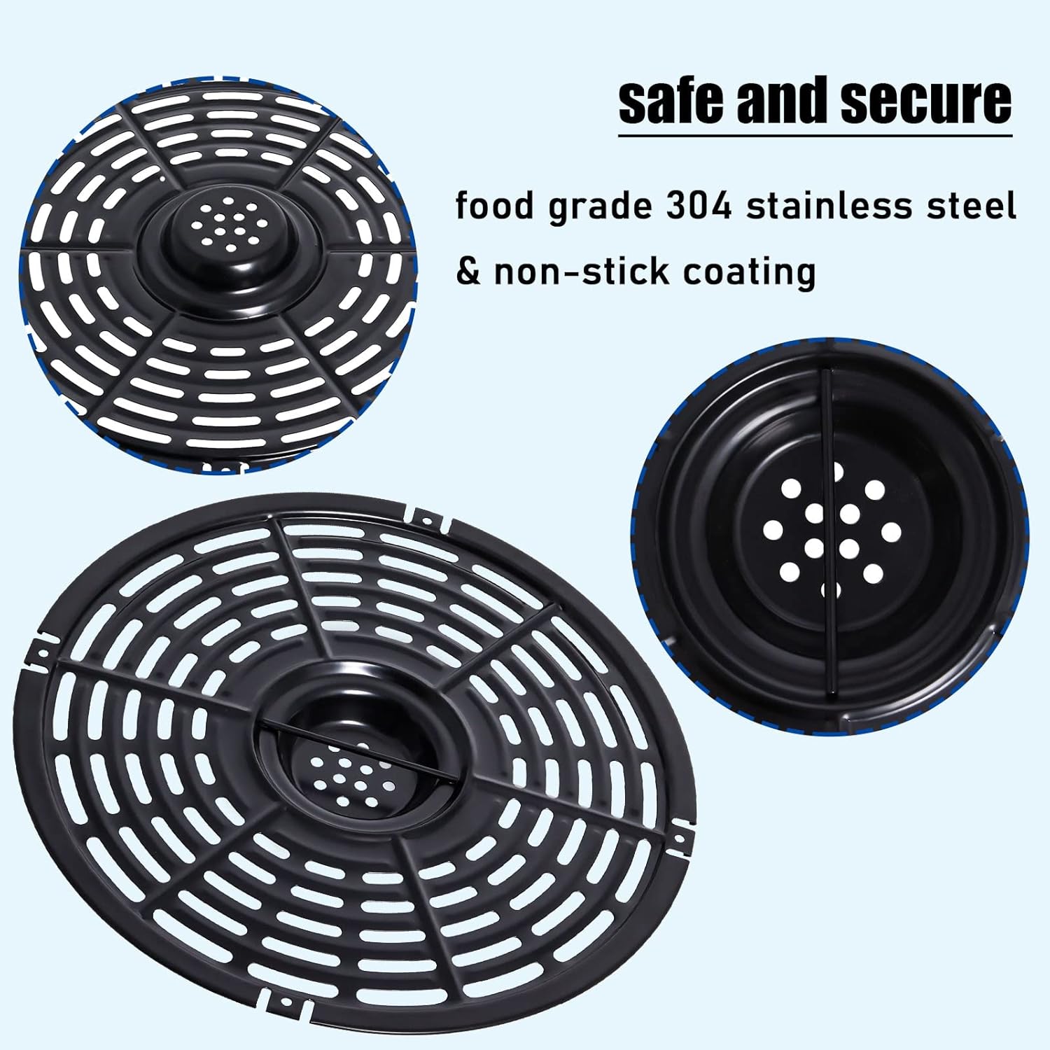 Air Fryer Replacement Grill Pan 5QT Compatible with Gourmia, Gowise