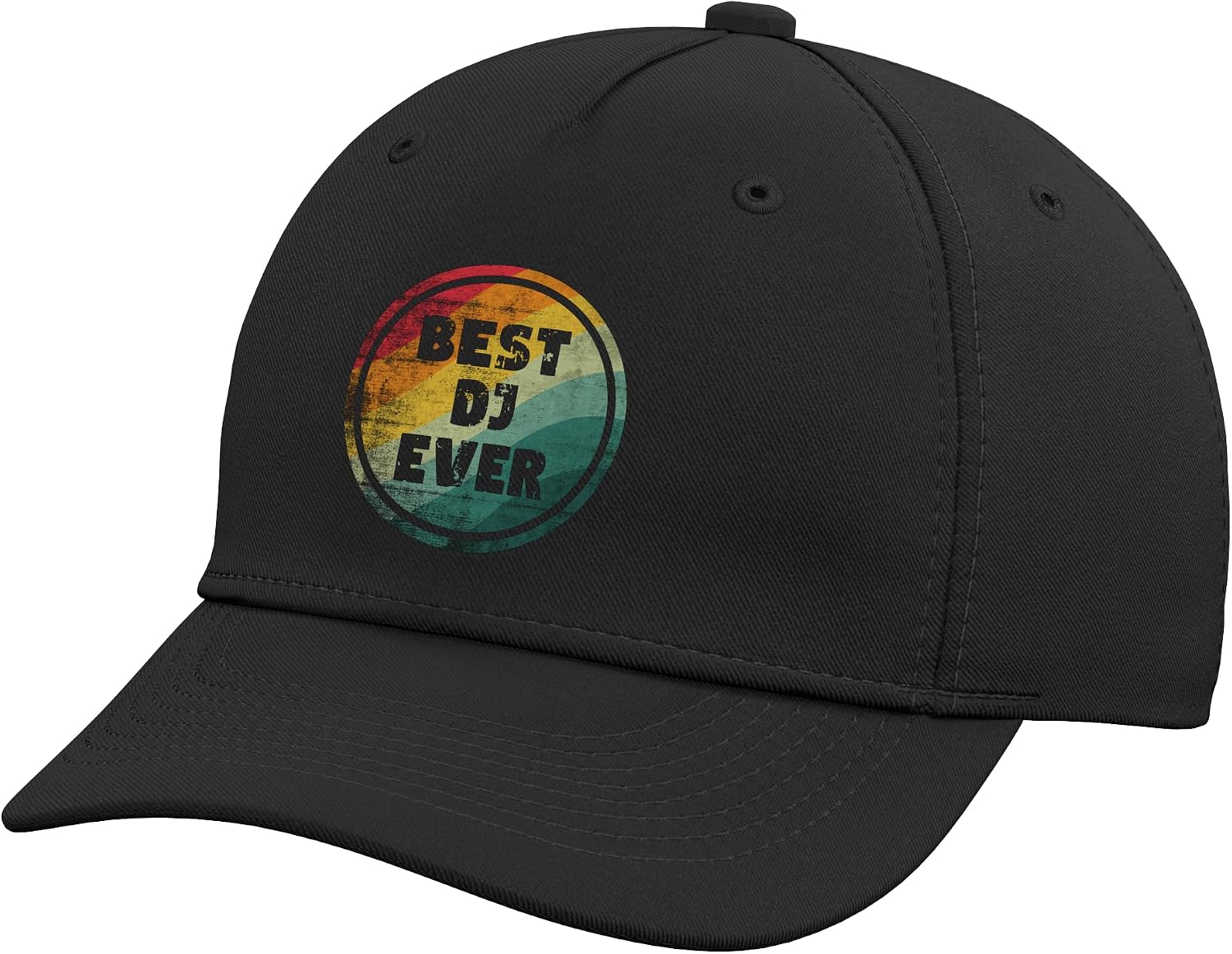 Best DJ Ever Funny DJ Adjustable Baseball Hat