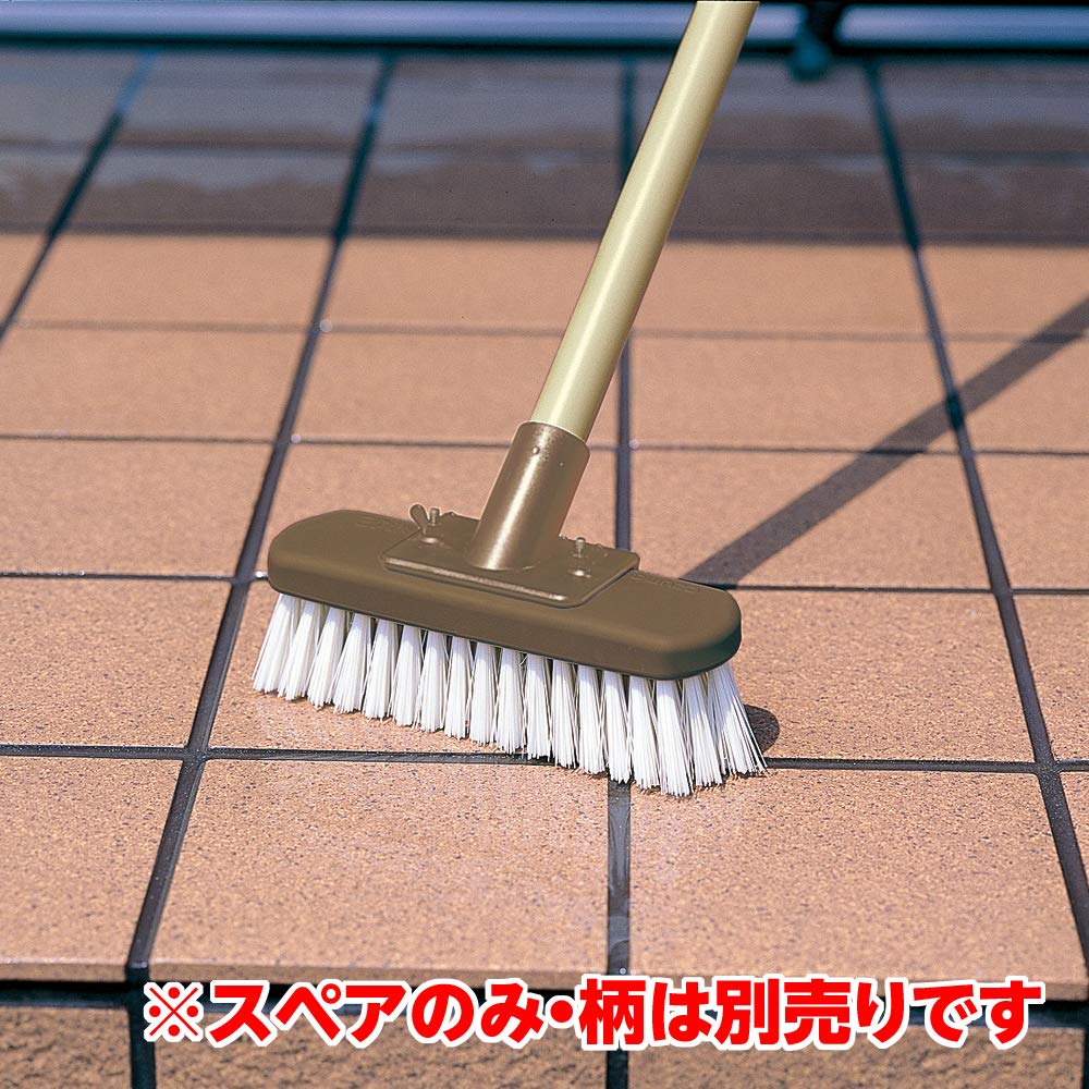 アズマ モップ デッキブラシ20スペア ブラシ幅:約18cm  ゴシゴシ水洗いできる。デッキブラシ20の取り替え用。 SP421 g6bh9ry Amazon｜アズマ モップ デッキブラシ20スペア ブラシ幅:約18cm