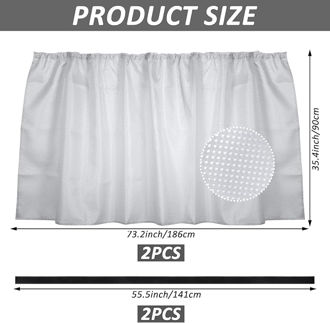Falda de Fregadero de Tela 2 Pack 55x32 pulgadas miniatura 3