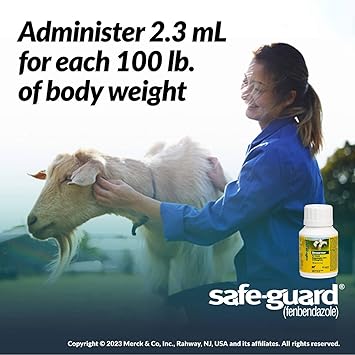 Safe-Guard (Fenbendazole) Dewormer Liquid 125ml