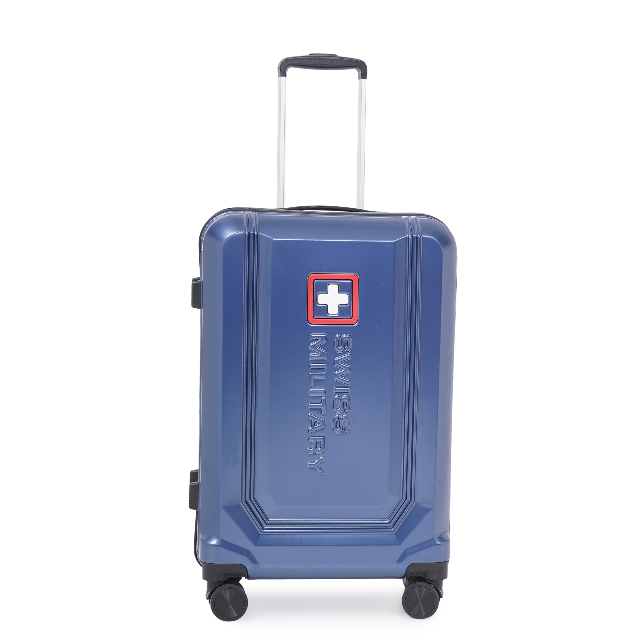Sapphire Series Hard Case Eight Wheel Luggage Trolley Bag, Suitcase for Travel with Innovative Organizer & TSA Lock, Blue, (Medium, 65cm-24 Inch)-image-17
