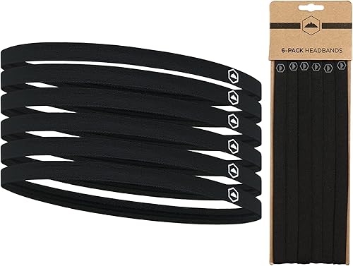 Thin Elastic Headbands for Women - Athletic Headbands - Sports Headbands Men - Soccer Headband - Workout Headbands for Women