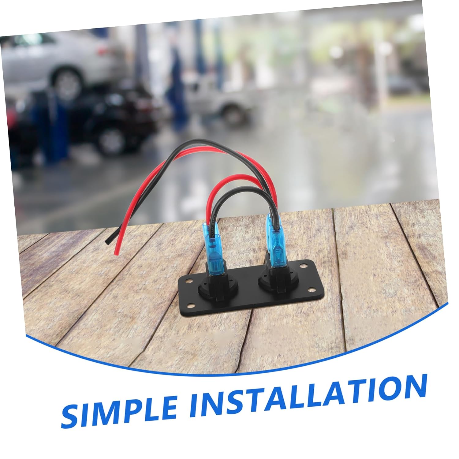 Toggle Switch Panel Gang Rocker Switch for Automotive Boat Rv Control Durable Easy to Operate Versatile Electronic Button Panel for Various Vehicles