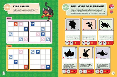 PokÉmon Ultimate Types Sticker Scene