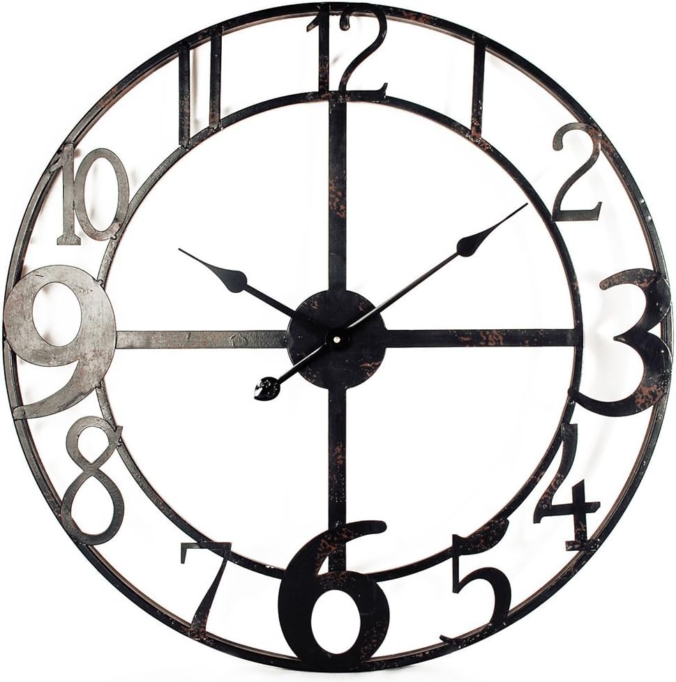 Iron Skeleton Wall Clock Clocks & Wall Accessories Home