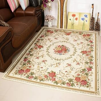 Rug, Carpet, Rug, Color, Anti-Slip, Nordic Style, Floral Pattern, Washable, Stylish, Foldable, Area Rug, Geometric, Modern, Bedroom, Living Room, Contemporary Dining Accent Collection, Mat, 47.2 x