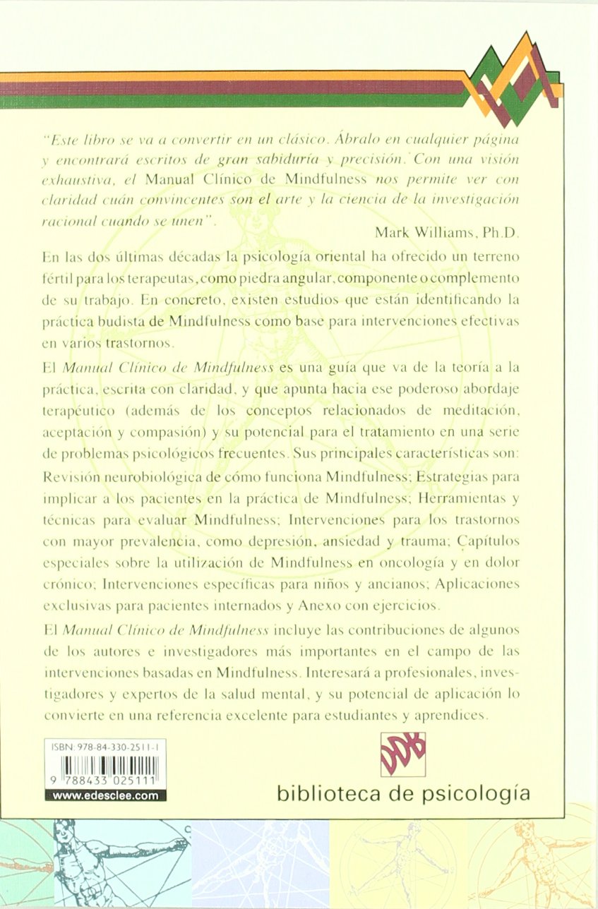 Manual Clinico De Mindfulness: 169 (Biblioteca de Psicología)