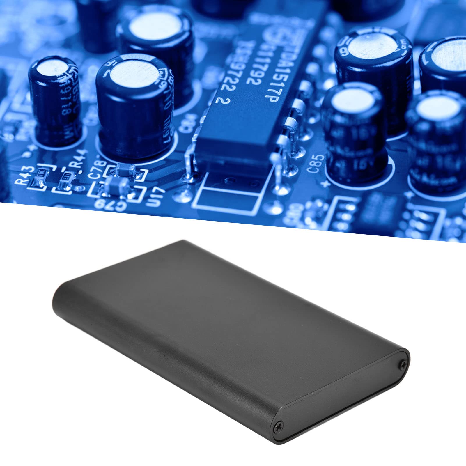 Elektronische Projektbox Aluminiumlegierung mit Dichtungen für die Leiterplatte 13x61x100 mm