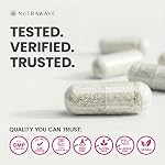 Nutrawave PURE *BONUS SIZE* 150 capsules HIGHEST POTENCY Benfotiamine Complex – 100mg, Thiamine B1 Supplement, Increased Energy, Nerve Support, All-Natural, Vegan, Gluten Free. 5-month supply