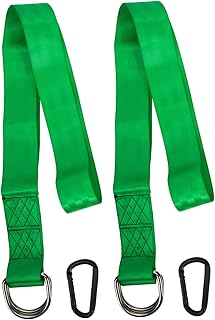 2 Pcs Swing Hammock Straps Outdoor Swing Clothes Hanger Tree Swings for Outdoor Hammock Tree Swing Kit Garment Rack Heavy Duty Tree Swing Straps Outdoor Swing Rope Strap
