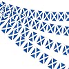 AhfuLife Scottish Flag Bunting 30pcs Flags for Rugby Party Decoration World Cup 2023, 10m Double Sided Scotland Bunting for World Cup 2023 St. Andrew's Day Rugby Football Party Decorations 1 Pack