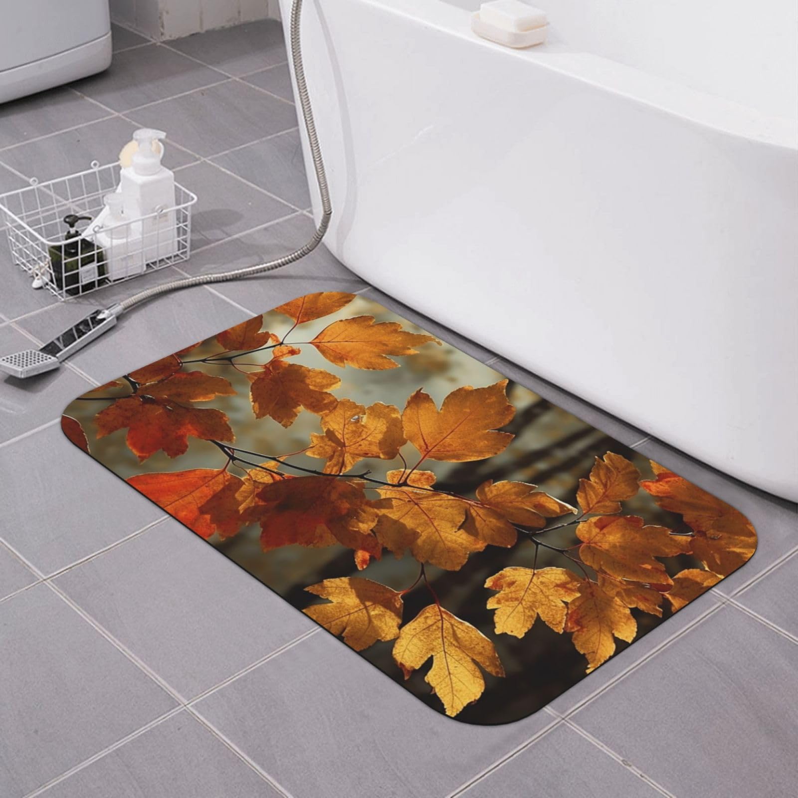 Tapis de sol de salle de bain super absorbant en terre de diatomée