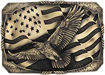 Montana Silversmiths Flag Series Attitude Western Belt Buckle
