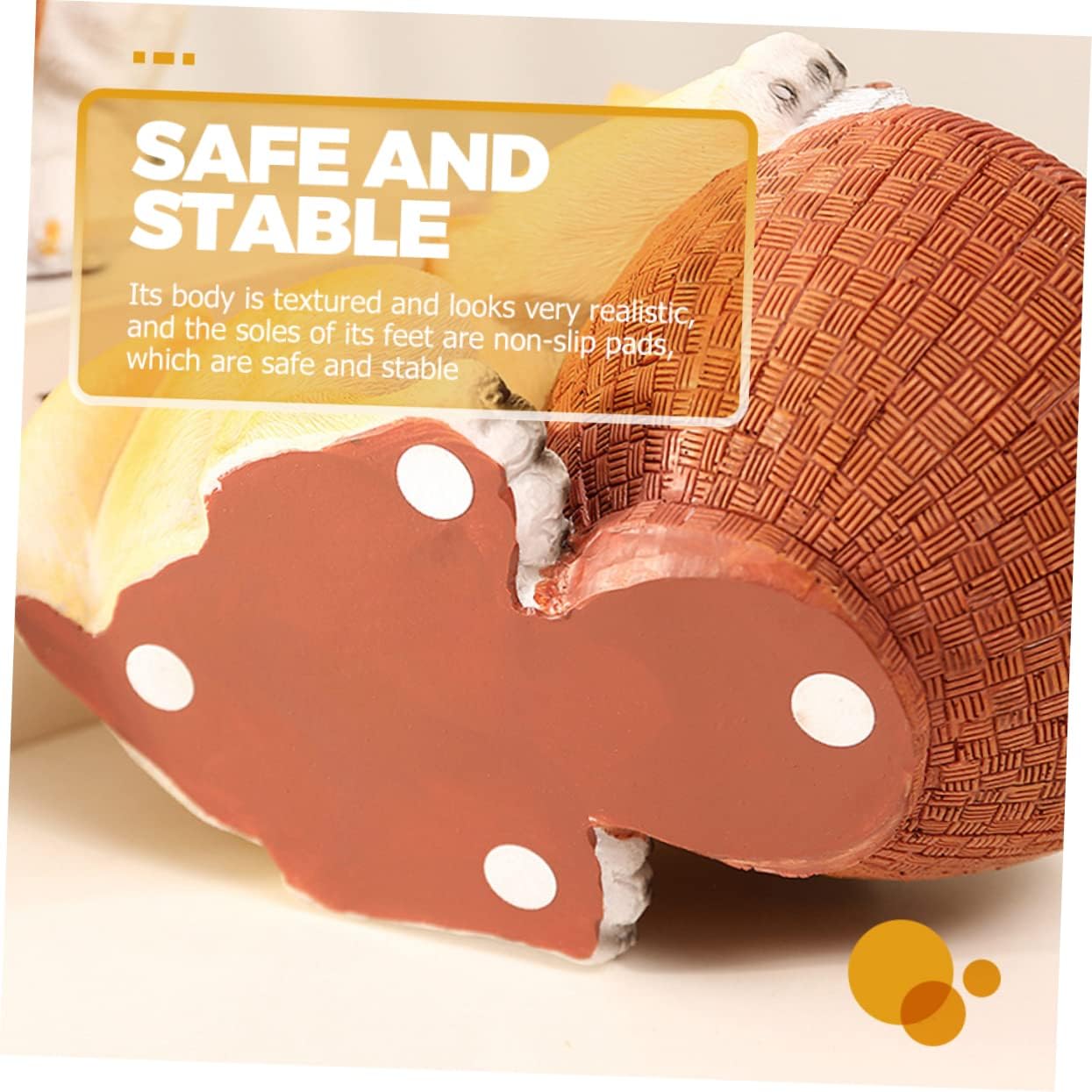 Cabilock Labrador Dog Decorative Storage Basket Multi-Functional Key Rack and Candy Holder for Home Porch Decor and Jewelry Organization