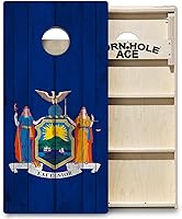 Vista 9 de CornholeAce ACE PRO State Flags Tablas profesionales para cornhole – ¡sin rebote! Patas anchas triples, madera contrachapada de abedul báltico