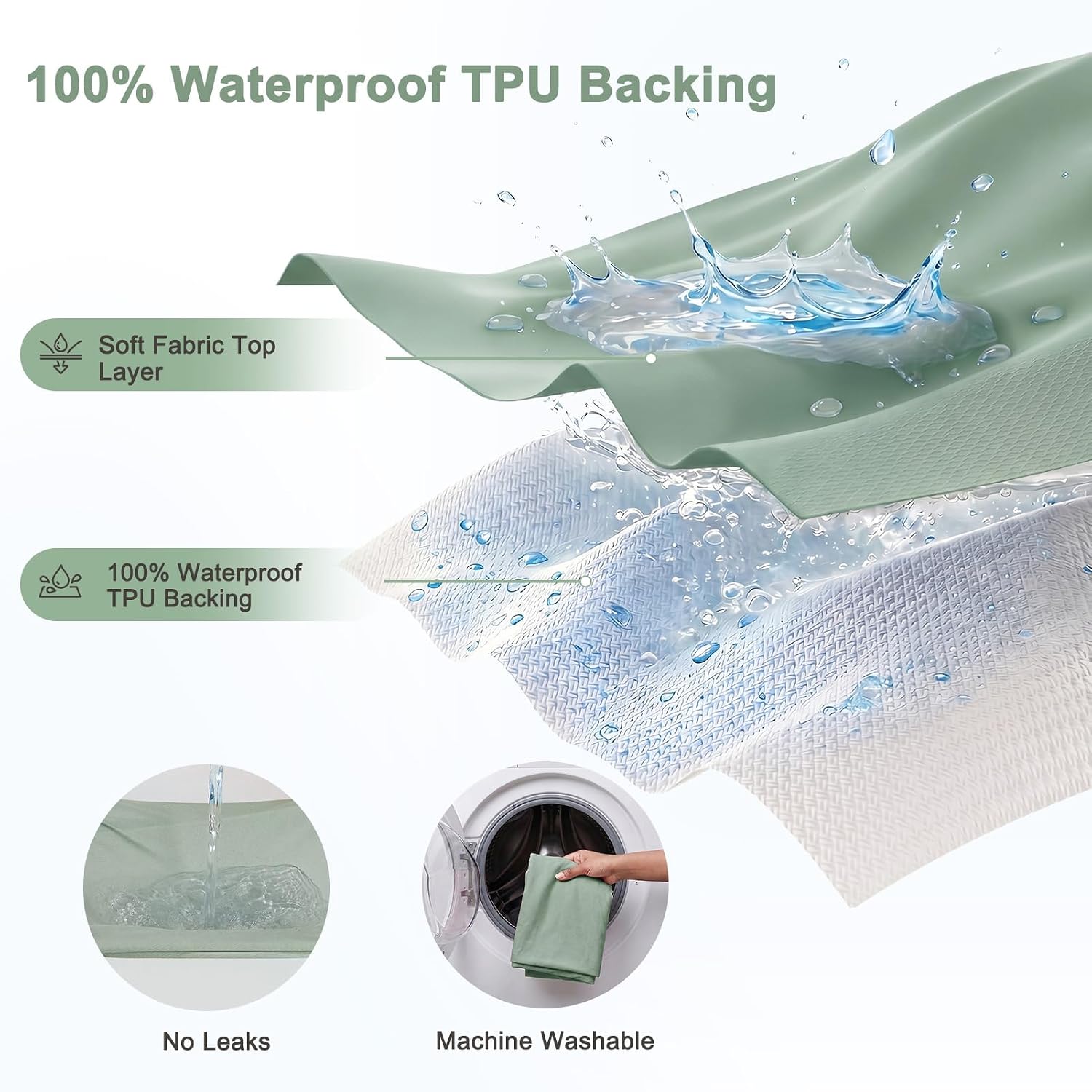 Waterproof Changing Pad Cover 2 Pack Ultra Soft Changing Table Sheets for Girl Boy Diaper Changing Pad Sheet