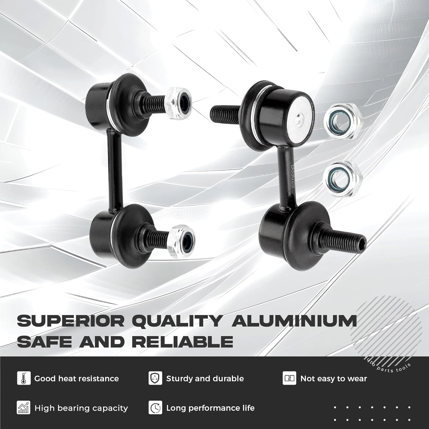 K750049 K750041 Front Rear Stabilizer Sway Bar Link Compatible with 2003-08 Forester and 2004-07 Impreza WRX ST 4 Set