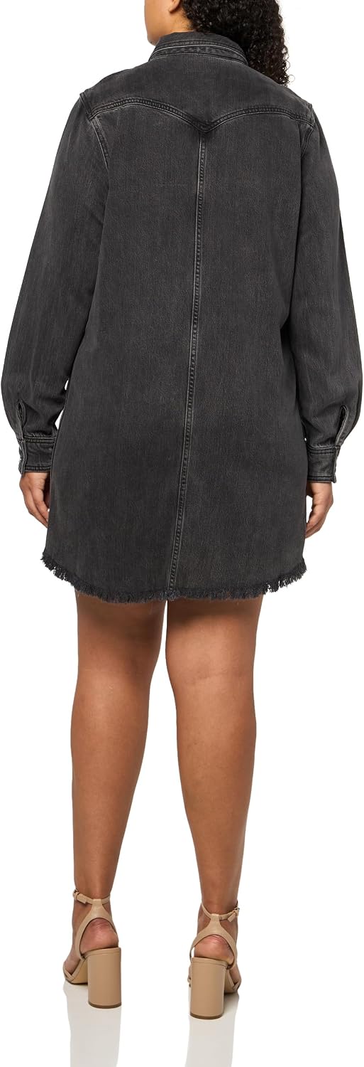 Lucky Brand Women's Denim Shirt Dress