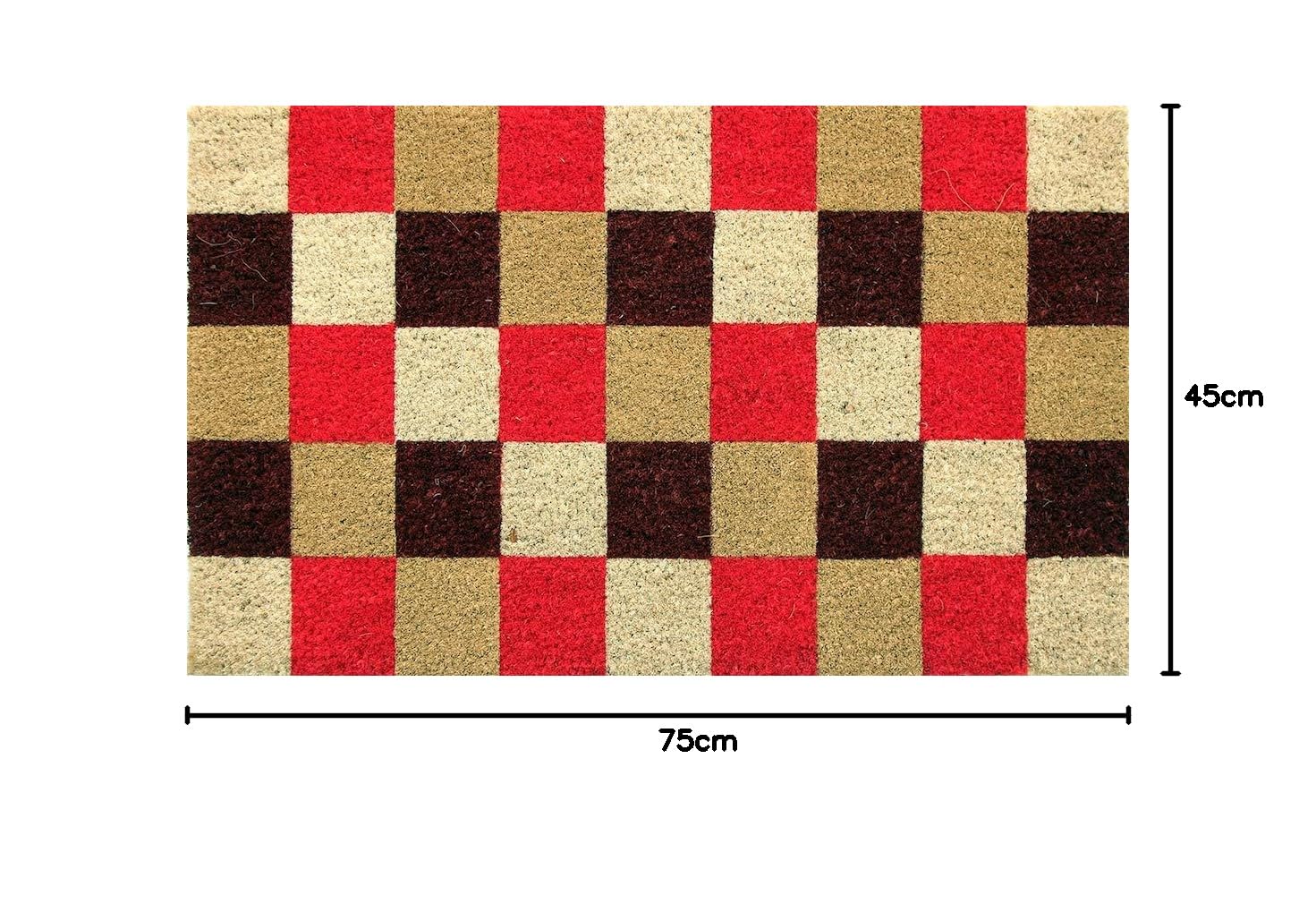 Coco&Coir® Paillasson en fibre de coco | 100 % Fibre de Coco Naturelle avec endos en PVC | Tapis Coco Premium | Paillasson très Absorbant | Tapis d'Entrée, Exterieur et Intérieur