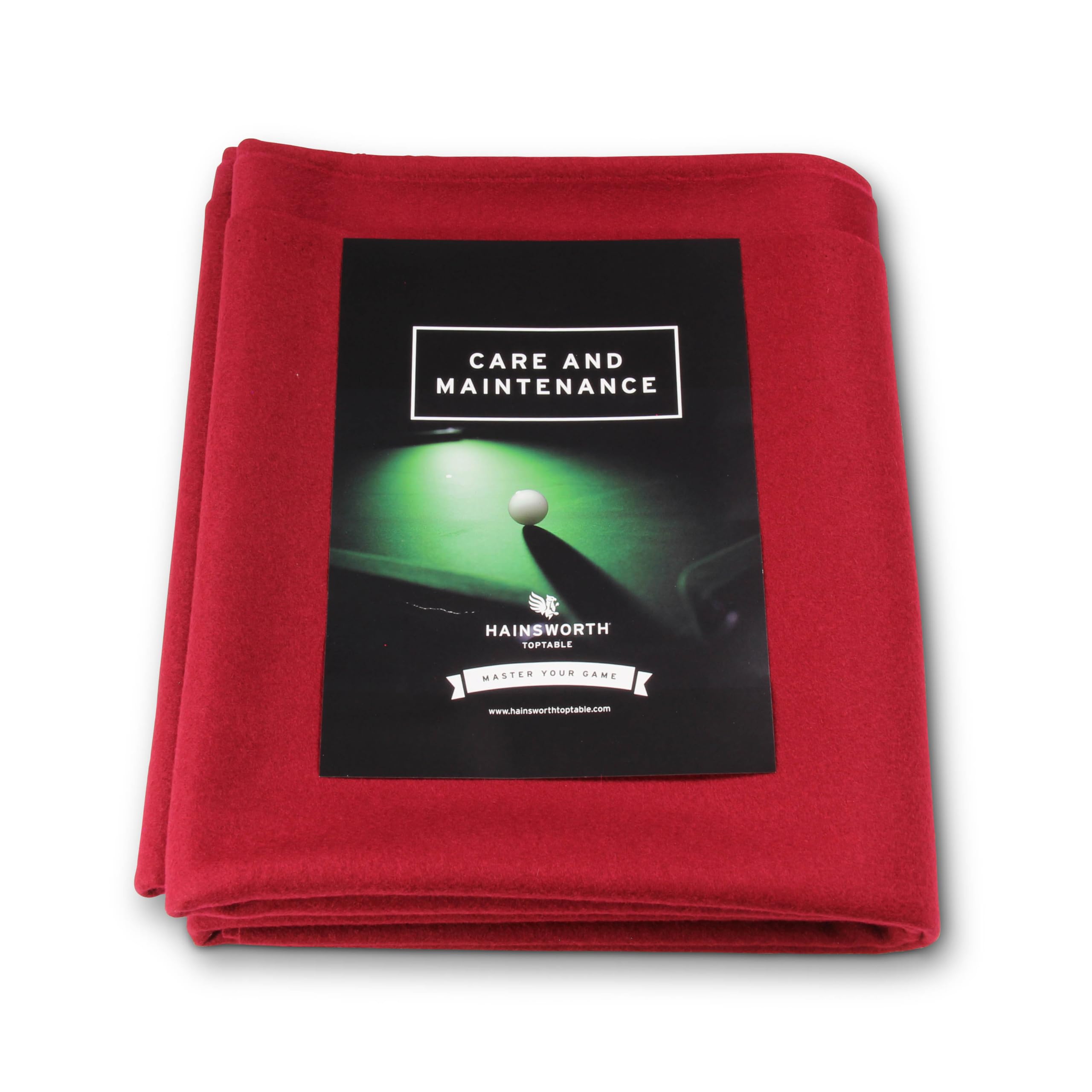 Funky Chalk Hainsworth SMART Bed and Cushion Cloth Set for 7 Foot UK English 8 Ball Pool Table (Cherry)