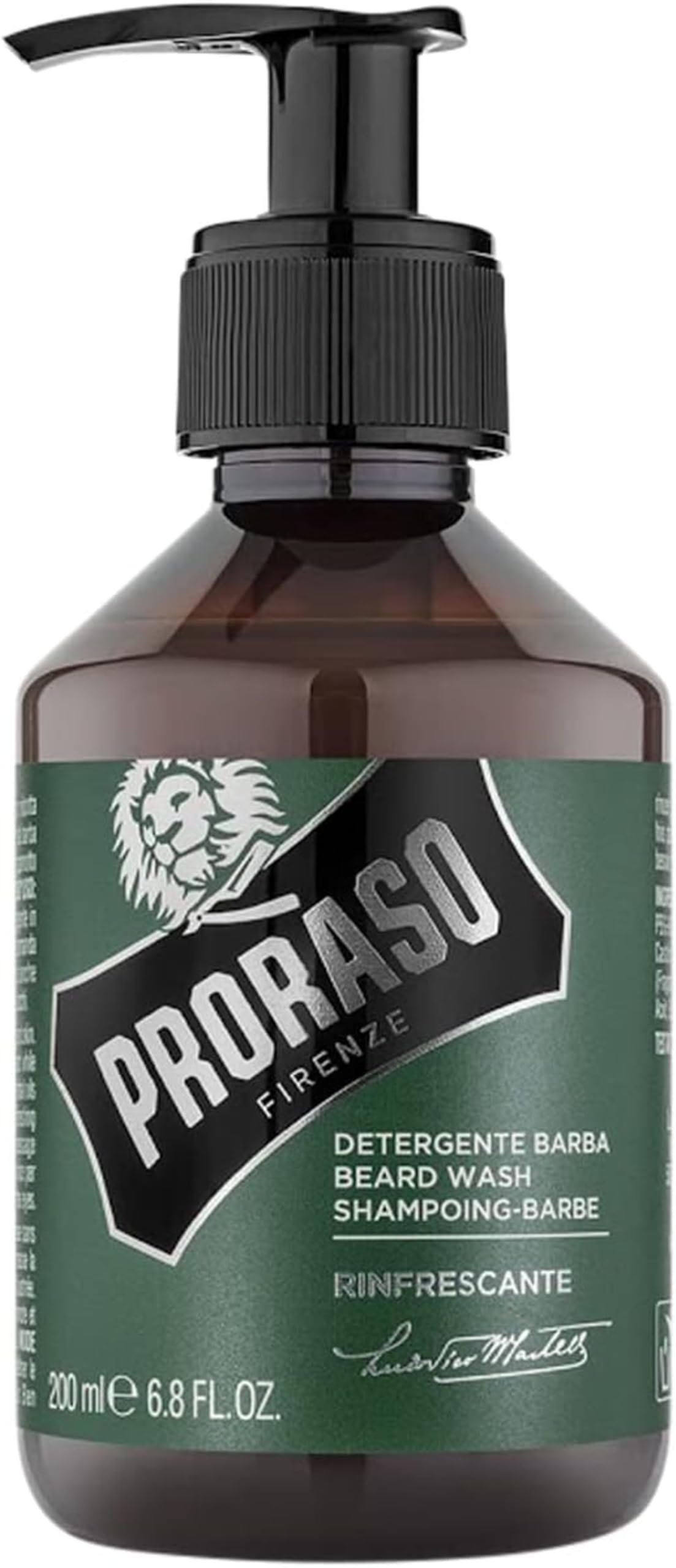 Proraso Kit de cuidado barba hombre Refrescante (Pack trío), lujoso set de regalo para hombre con champú, aceite y bálsamo para la barba, Made in Italy