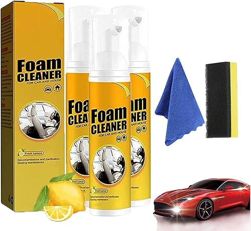 Miniatura 9 de Limpiador mágico de espuma para automóvil, limpiador de cocina de automóvil, limpiador de espuma para automóvil, limpiador de espuma multiusos (3.4
