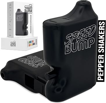 Portable Pepper Shaker Black - Versatile Seasoning Set, Multi Functional Salt Dispenser Spice Shakers for Easy Use - Convenient & Durable Plastic Salt and Pepper Dispenser for Fine Spices
