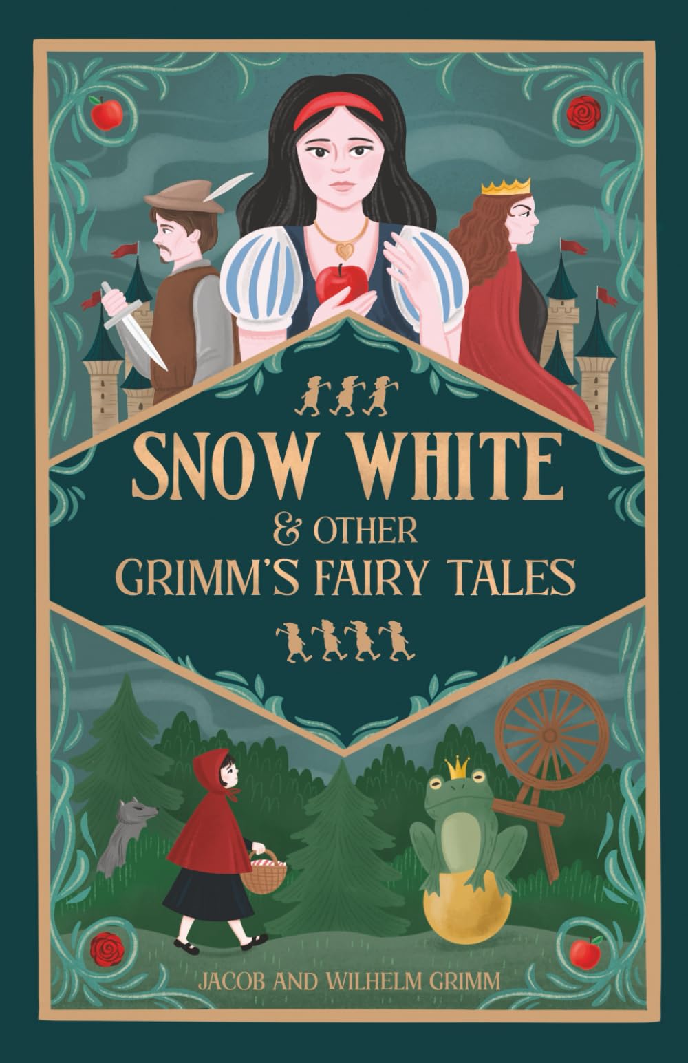 Snow White & Other Grimm’s Fairy Tales (Illustrated): Volume I: Classic Tales Including Little Red Riding Hood, Hansel and Gretel, The Frog-Prince &