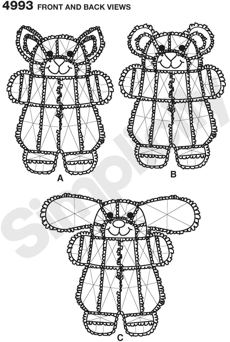 Simplicity Sewing Pattern 4993 Crafts, One Size