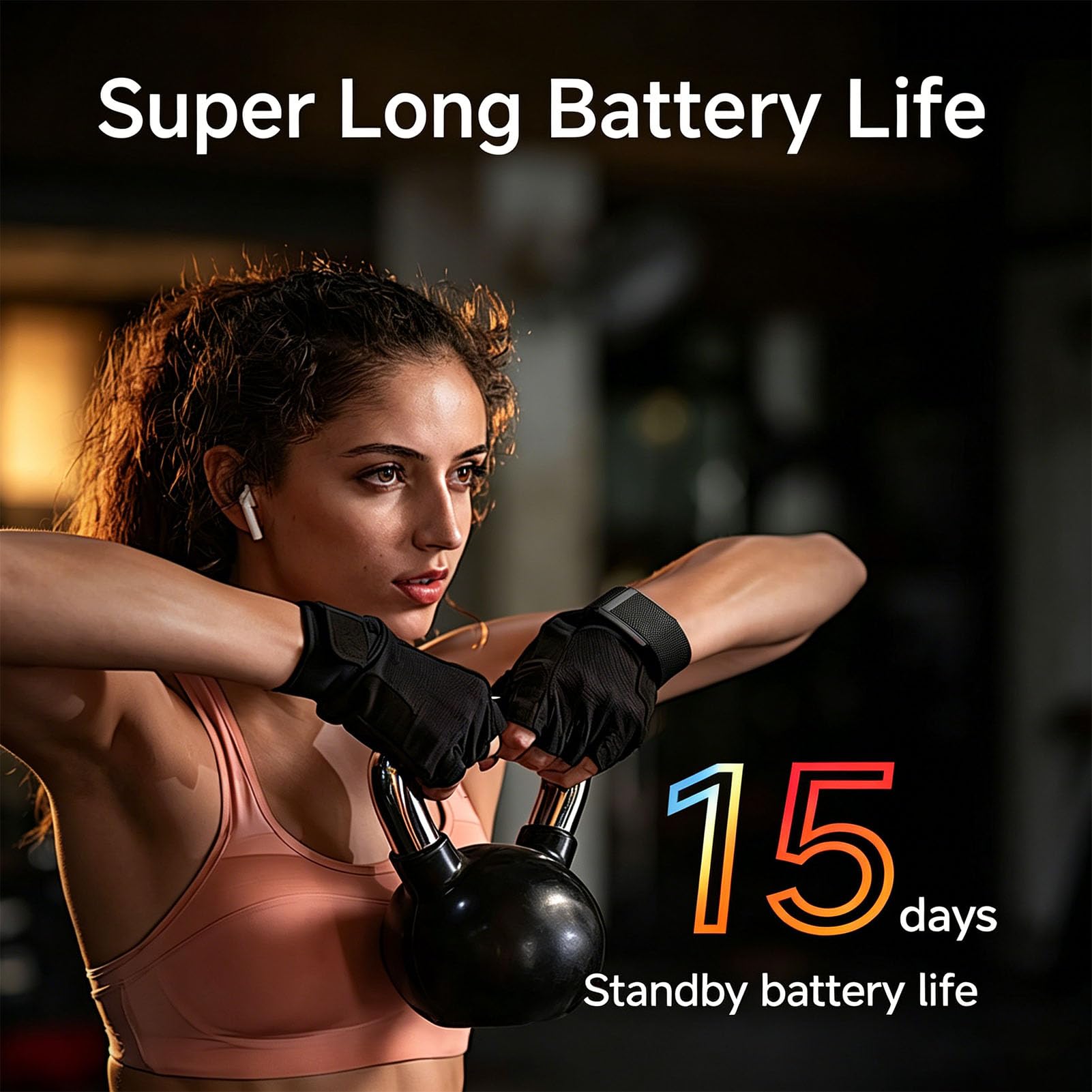 findtime Bracelet Connecté Femme Capteur de Fitness avec Modes d'exercice,Long Jours Batterie, Étanchéité IP68 Fitness Tracker d'Activité Bluetooth Sport Bracelet Suivi Sommeil
