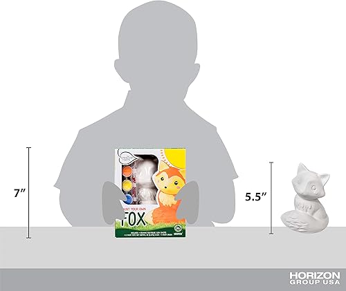 Vista 26 de Creative Roots Pinta tus propias mascotas de roca de Horizon Group USA, 6 colores, pincel de pintura, ojos ondulados y pegamento incluidos