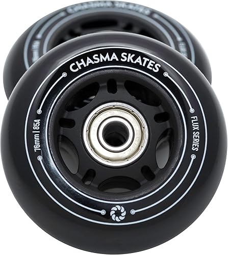 Flux 2 Ruedas RipStik de 2.992 in 85A para tablero Ripsurf, RipStik Wave Board o Crazy Cart Ruedas de repuesto, paquete de 2 con rodamientos