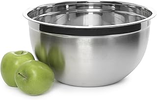 Deep Professional Quality Stainless Steel Mixing Bowl For Serving, Mixing Cooking and or Baking-10 Quart, 1173