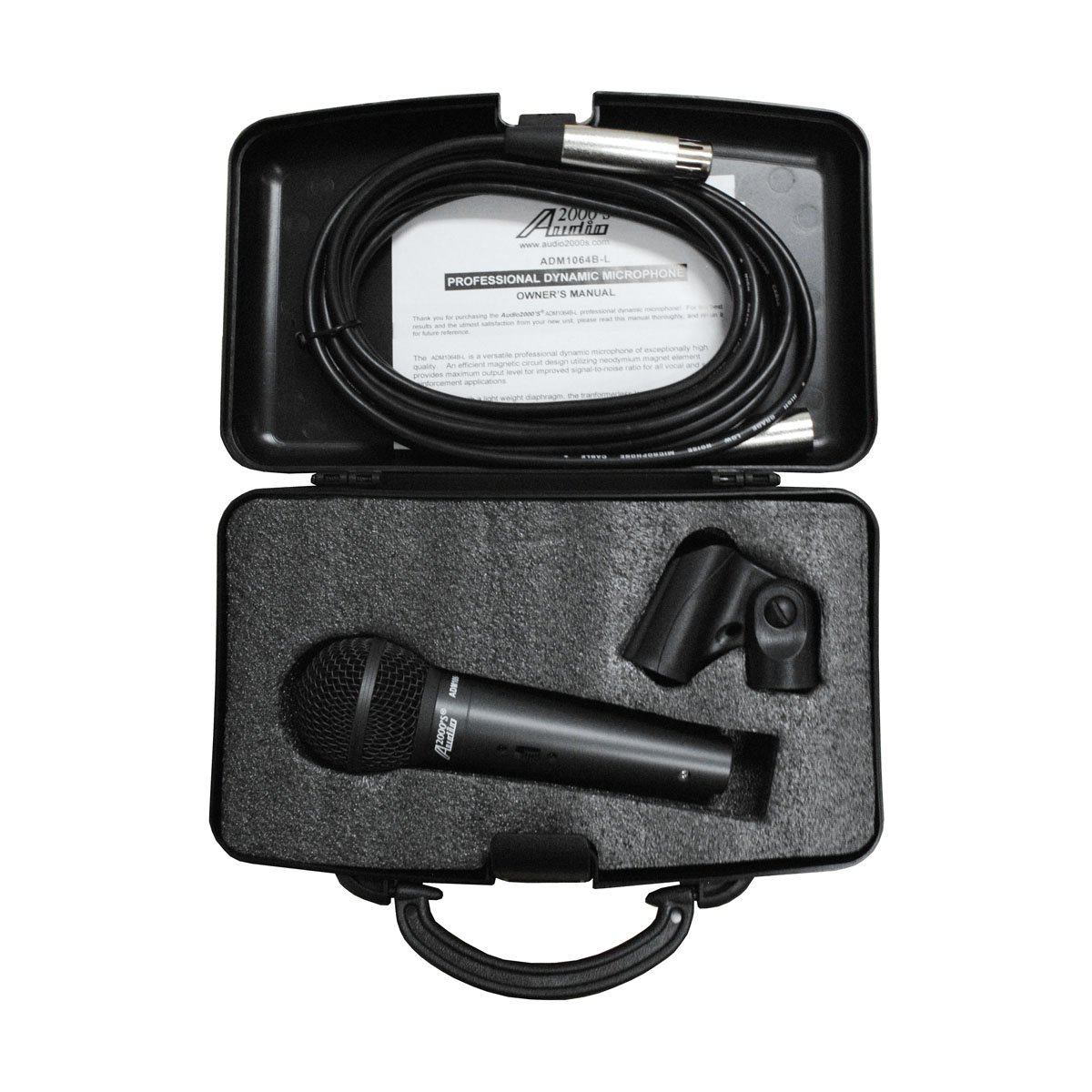 Amazon.com: Audio 2000s ADM1064BL Dynamic Vocal Microphone with 16