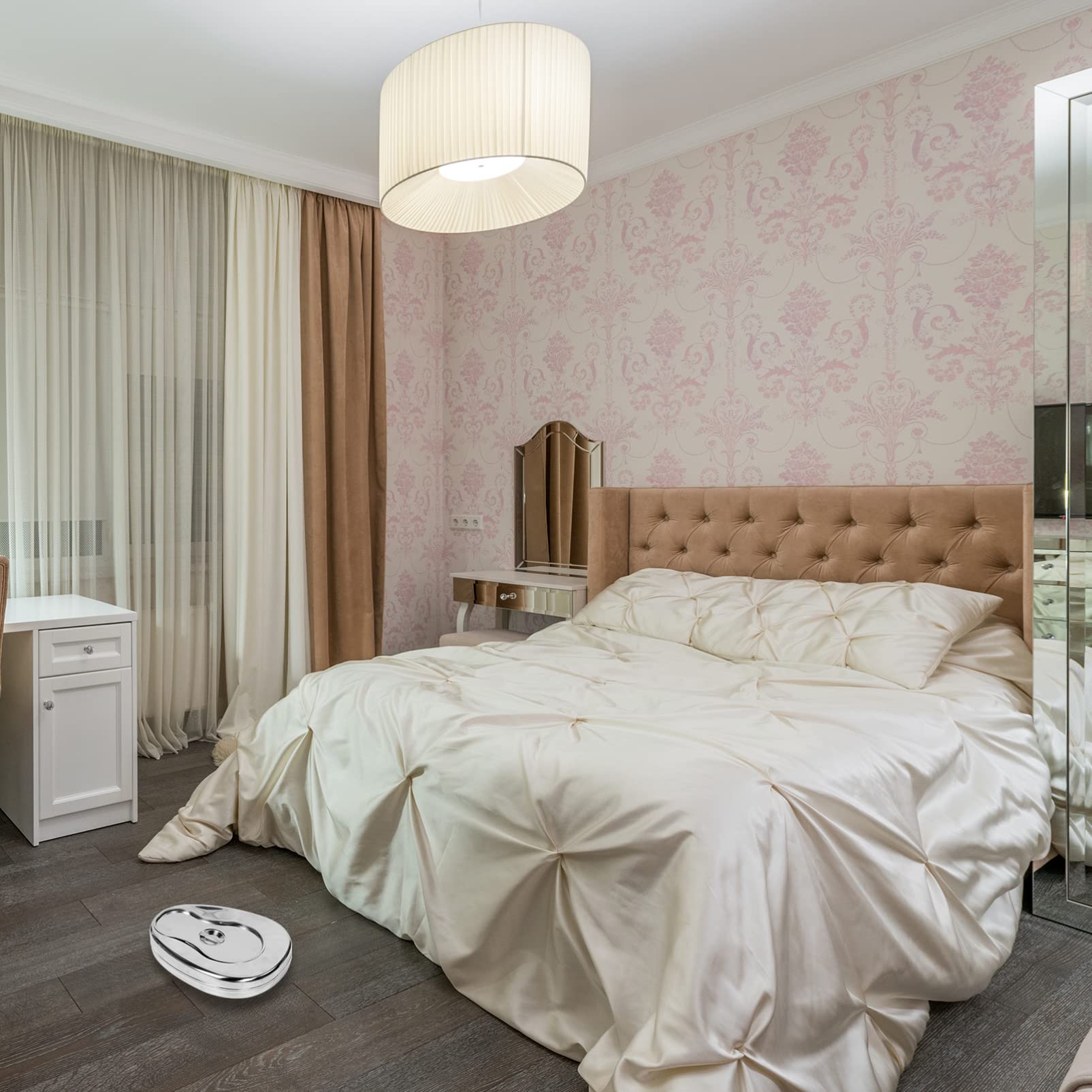 TOPBATHY Bettpfanne Aus Edelstahl Mit Deckel Praktisches Urinal Für Bettlägerige Patienten Und Schwangere Komfortable Konturierte Bettwanne Für Zuhause Leicht Zu Reinigen Und Anti-Spritz-Design