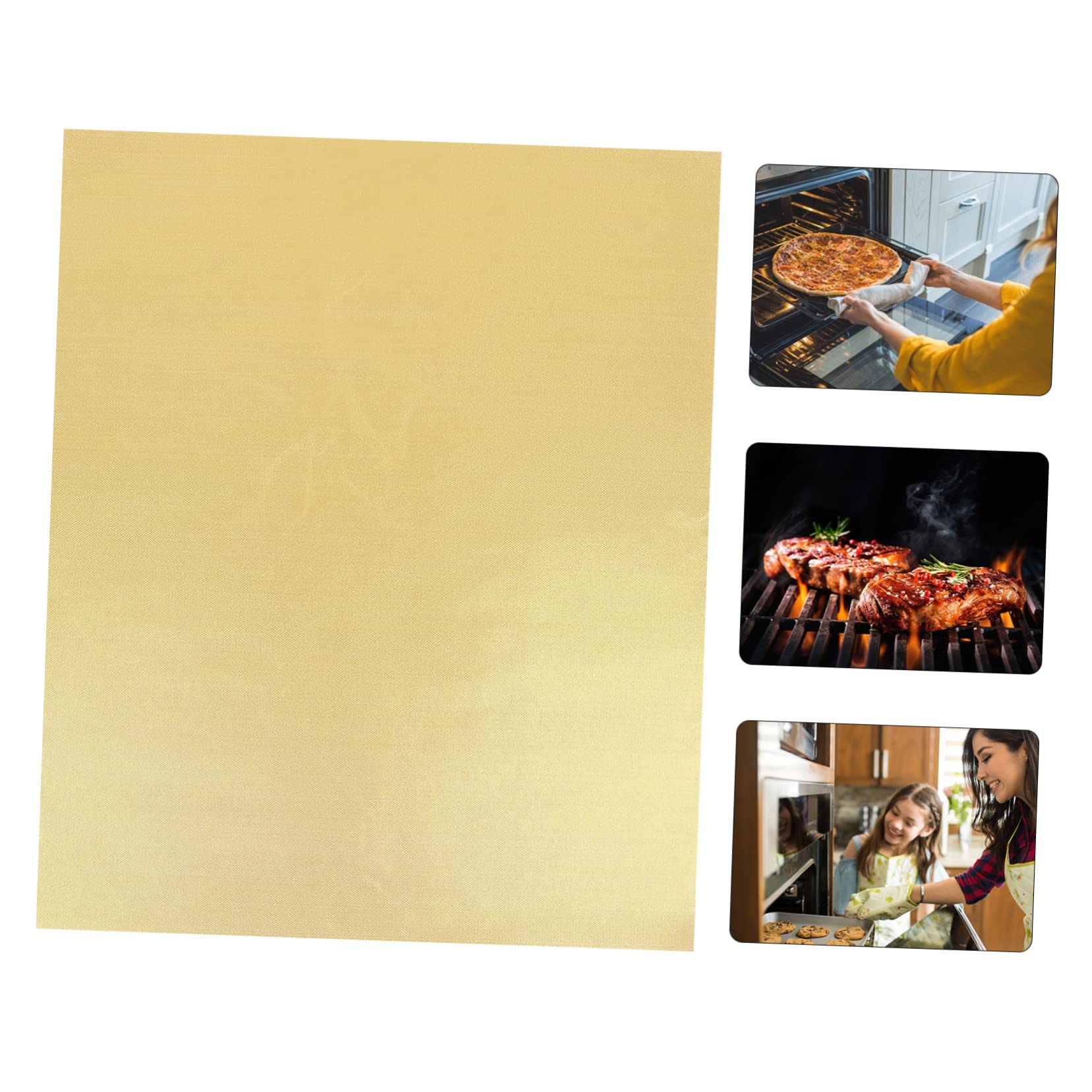LIFKOME 10piezas Esteras De Horneado Reutilizables Antiadherentes Para Barbacoa y Horno De Resistentes Al Calor Cortables y Versátiles Para Cocinar y Manualidades