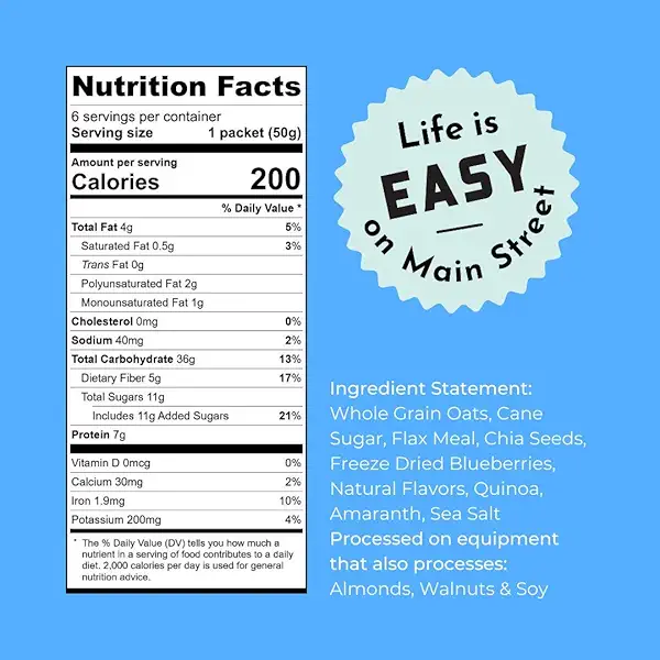 Gluten-Free Instant Oatmeal, Vegan & Non GMO - c, 10.5oz (Pack of 1) 8
