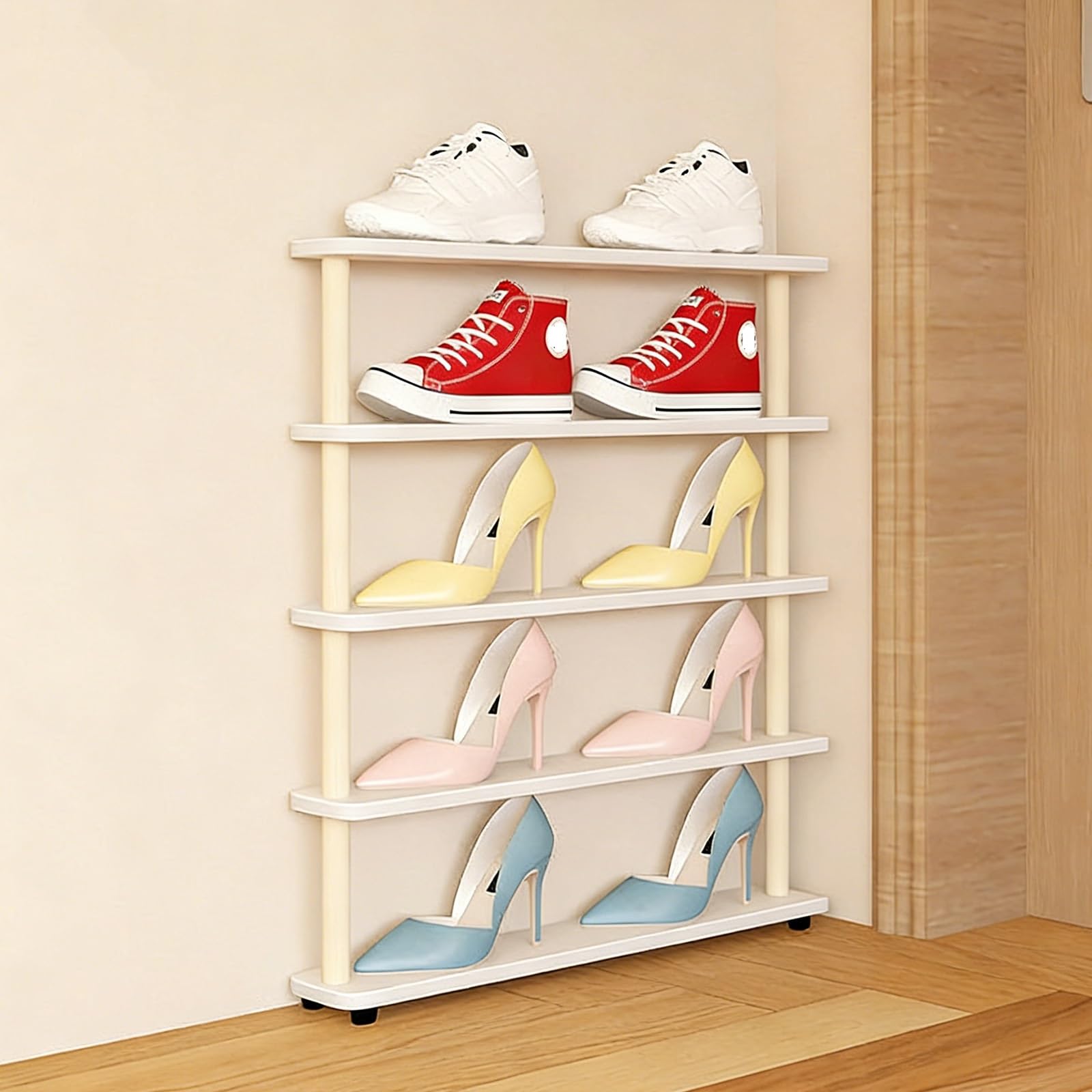 Étagère à chaussures pour entrée et placard afin de désencombrer le couloir