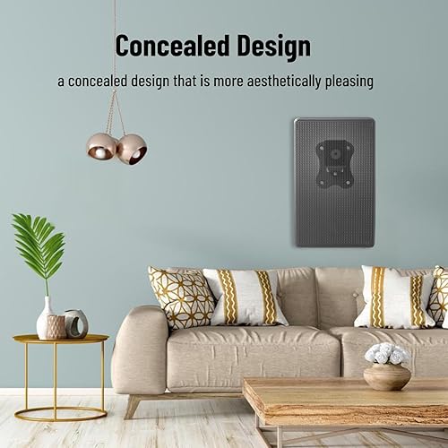 Miniatura 5 de Diyeeni Soportes de pared para altavoz HW-Q900A, HW-Q800A, HW-Q700A Barra de sonido Altavoz envolvente trasero, compatible con altavoz envolvente