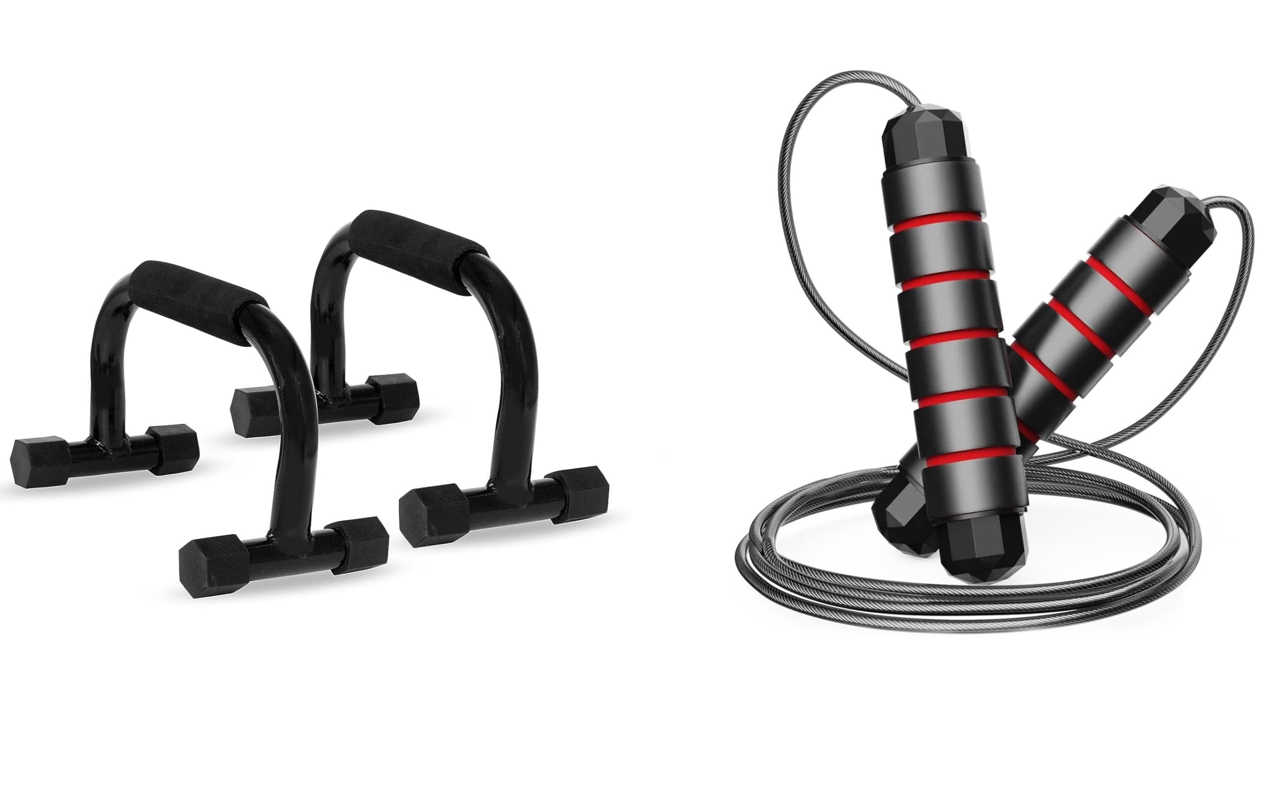 Deviant Buzz Metal Push Up Bar Stand For Home & Gym Workout Multi-training With One Skipping Ropes (Multicolor) (B0CZS715PR) Amazon Price History, Amazon Price Tracker