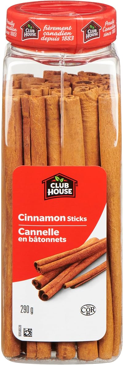 Club House Herbs & Spices, Cinnamon Sticks, 290 g