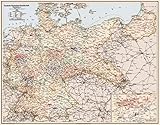  Deutsche Reichsbahn-Gesellschaft 1926 - Eisenbahn-Übersichtskarte: Restaurierter Reprint der Originalkarte als Poster auf Kunstdruckpapier im Format ... (Sammler-Edition Historische Eisenbahnkarten)