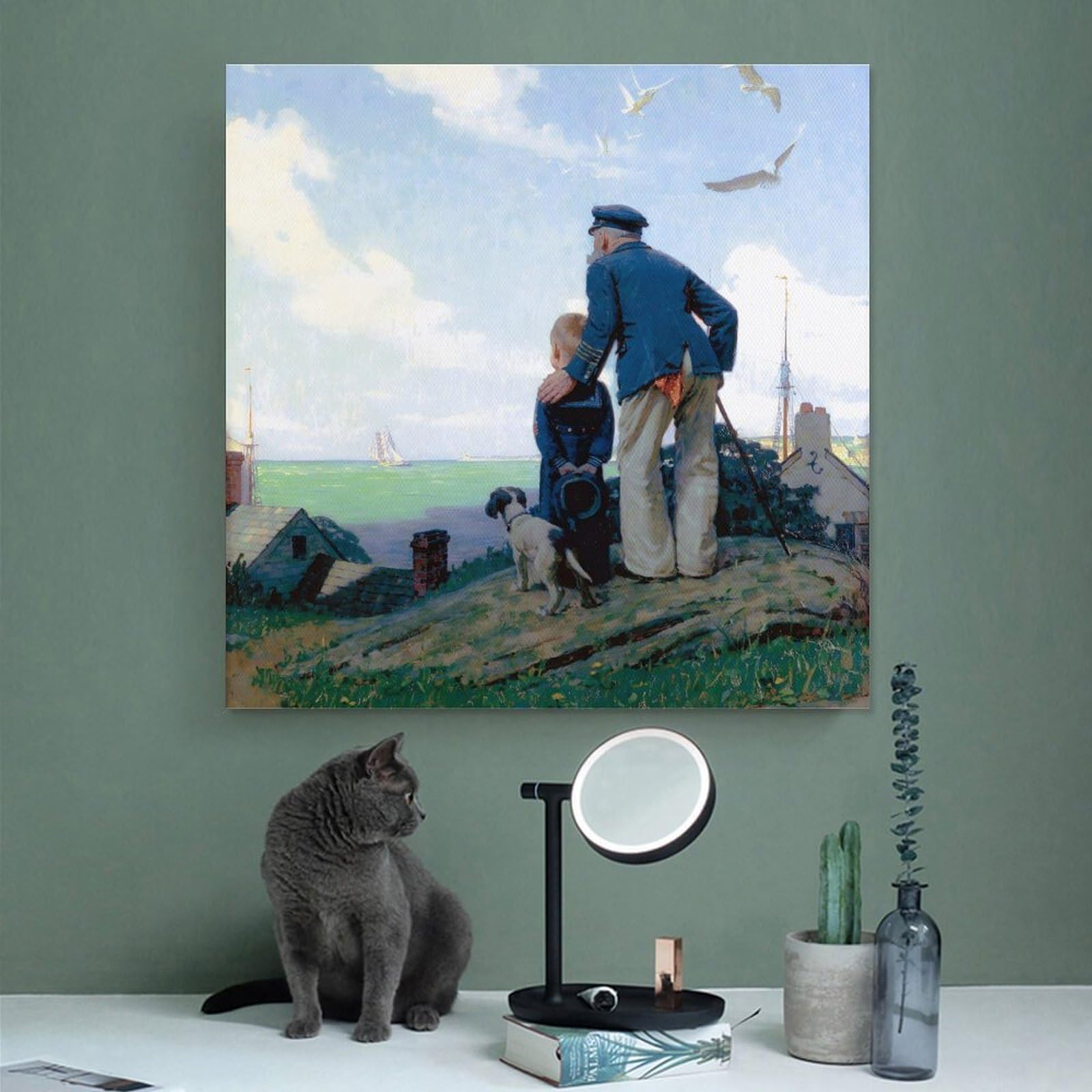 Amazon.co.jp: Norman-Rockwellノーマン・ロックウェル 海を