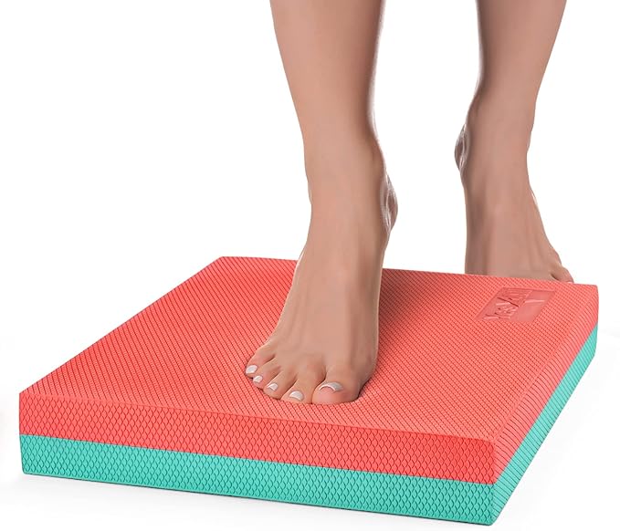The Yes4All Large Foam Balance Pad is a versatile fitness accessory designed to enhance balance, strength, and overall stability. Made from high-quality, non-slip foam, this balance pad is ideal for a variety of exercises, including yoga, balance training, and strength workouts. Its textured surface provides added grip, ensuring safety and stability during use. The foam material is both durable and cushioning, making it suitable for use as a kneeling pad, especially during exercises that require prolonged periods on the knees.