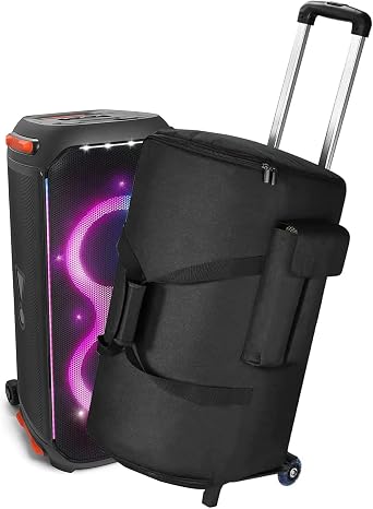 Trolley-Tasche Tragetasche für JBL Partybox 110/Club 120 Tragbarer Partylautsprecher & für Sony SRS-XP500/SRS-XV500 Drahtloser Tragbarer Lautsprecher (Schwarz)