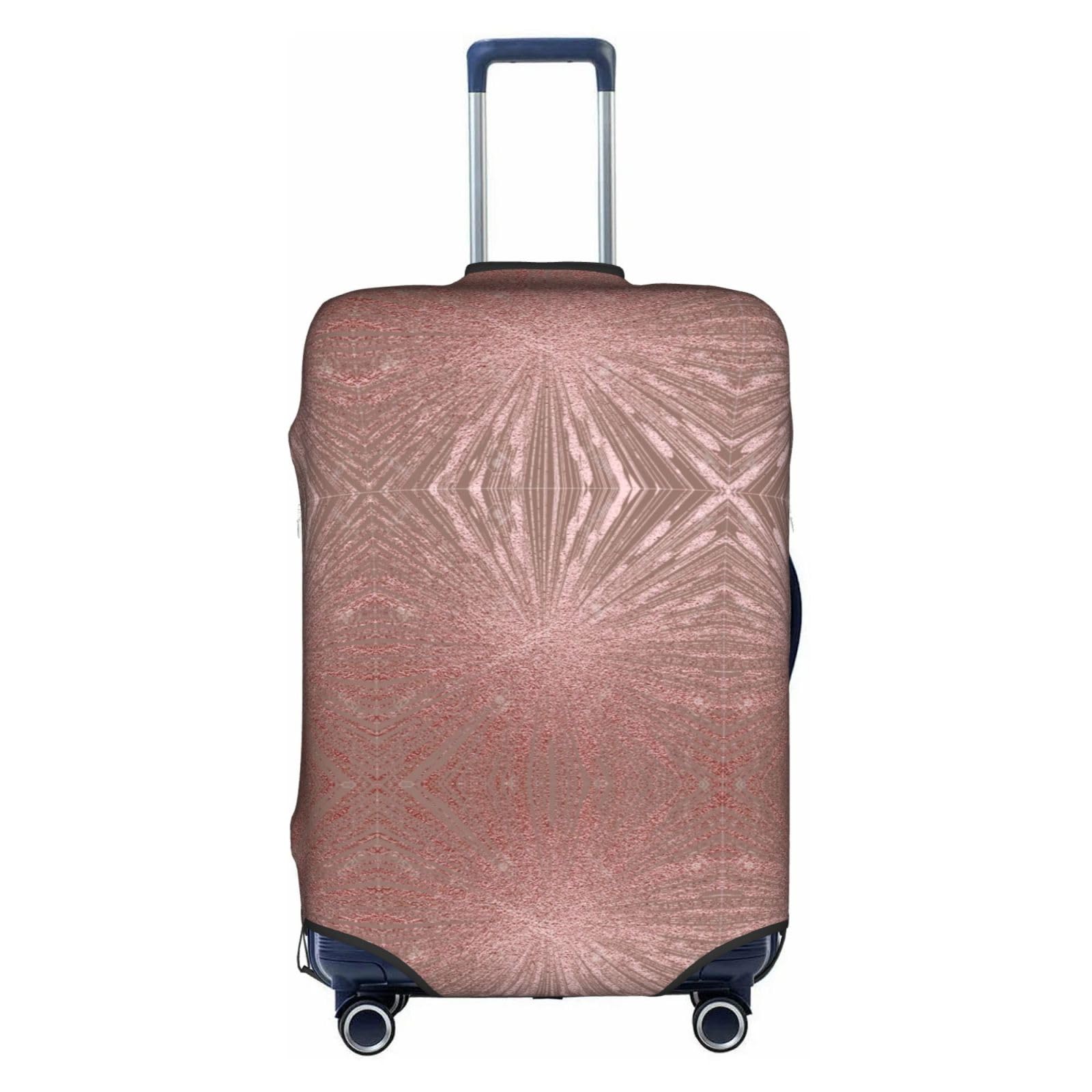 Housse de bagage rose anti-rayure avec fermeture zippée cachée