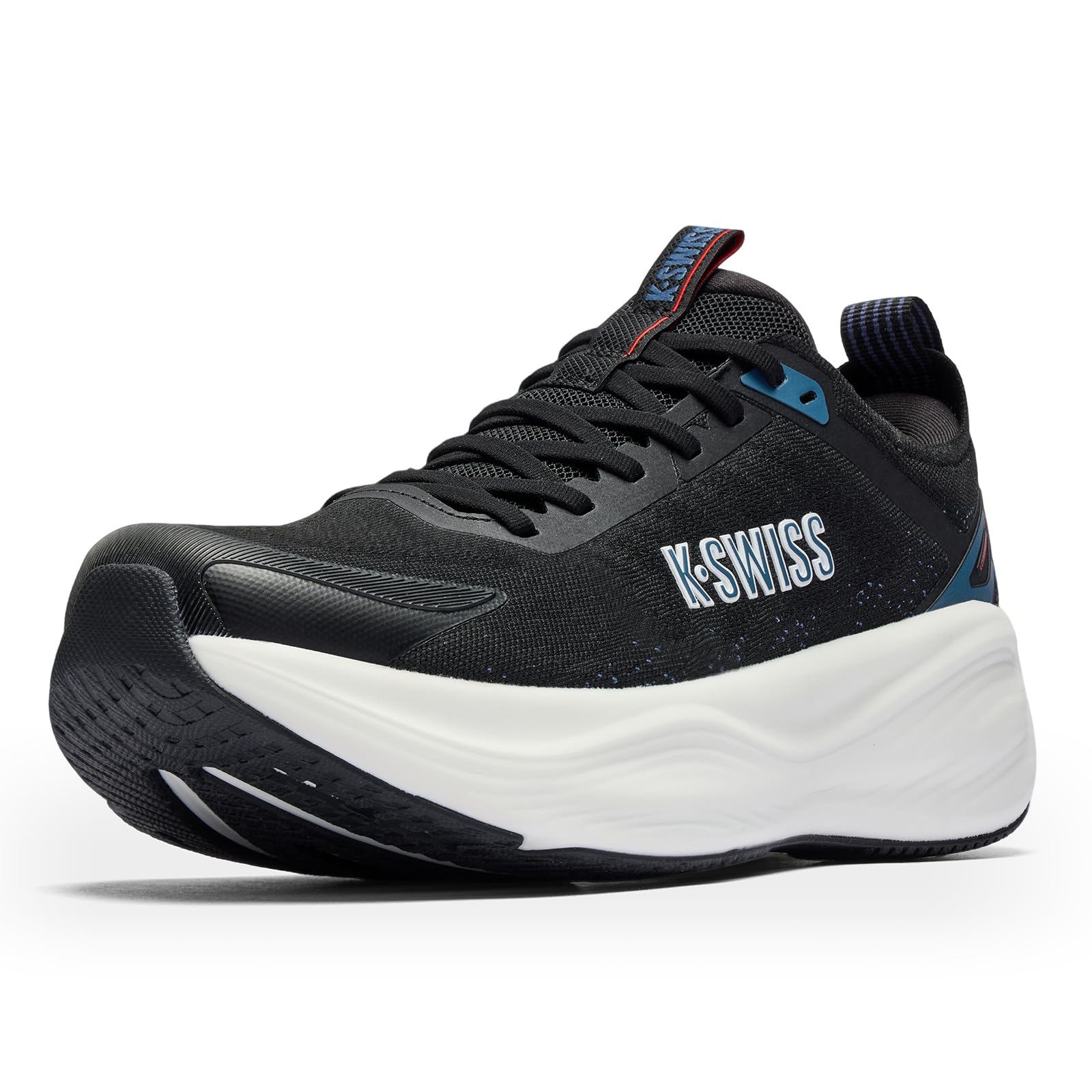 K-Swiss Men's Cloud Burst Dual-Layer Cushioned Road Running Shoes | Dual-layer Cushioning for Controlled Rebound and Stability, Durable Full-Sole Grip Rubber, Breathable Mesh Upper